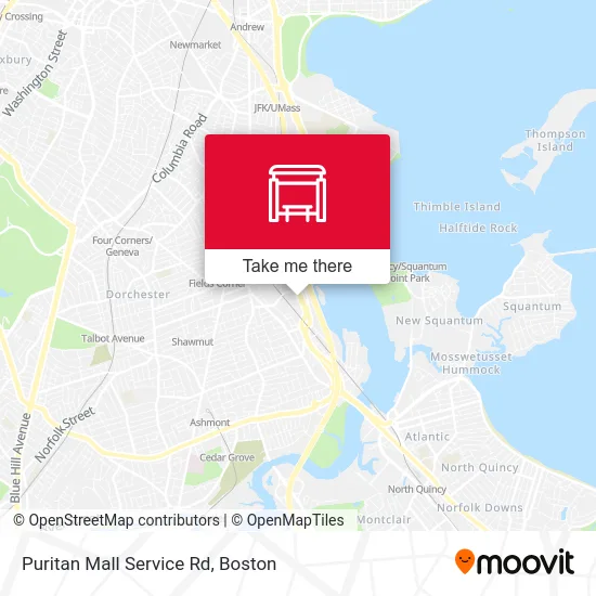 Puritan Mall Service Rd map