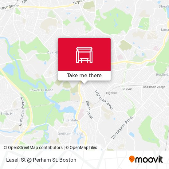 Mapa de Lasell St @ Perham St