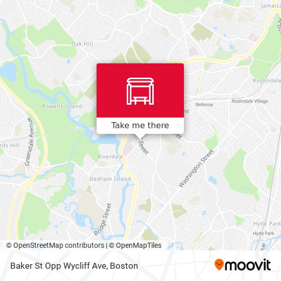 Mapa de Baker St Opp Wycliff Ave