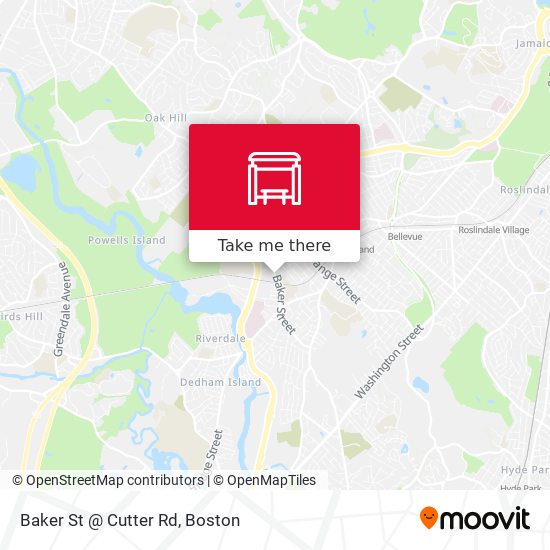Mapa de Baker St @ Cutter Rd