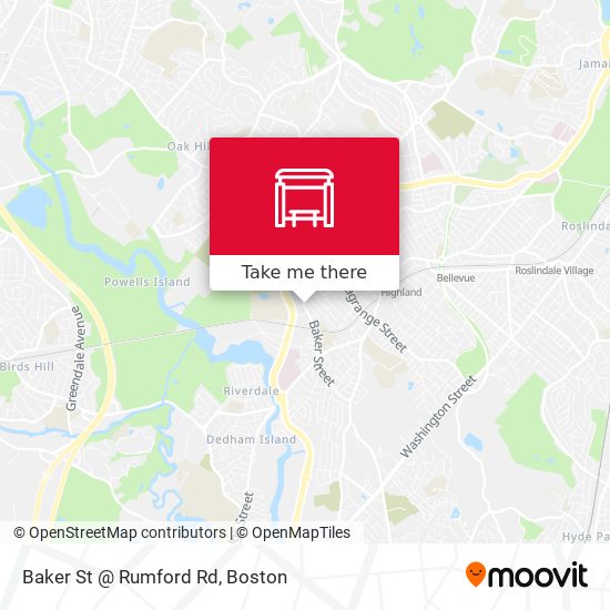 Baker St @ Rumford Rd map