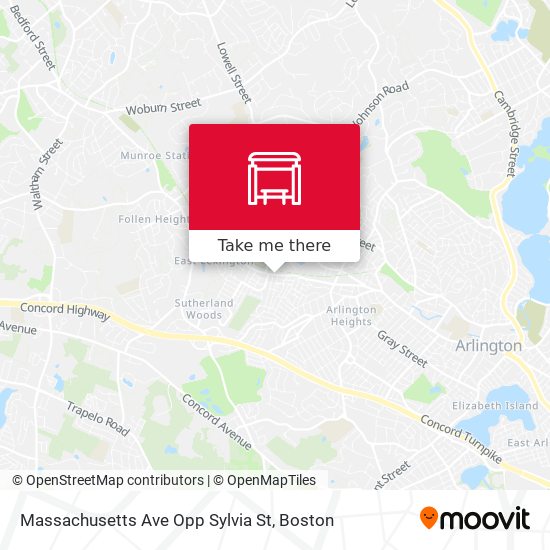 Mapa de Massachusetts Ave Opp Sylvia St
