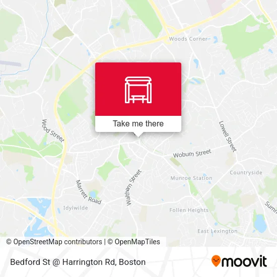 Bedford St @ Harrington Rd map