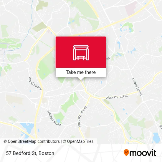 57 Bedford St map
