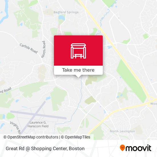 Great Rd @ Shopping Center map