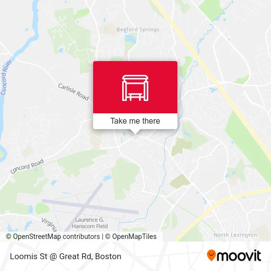 Loomis St @ Great Rd map