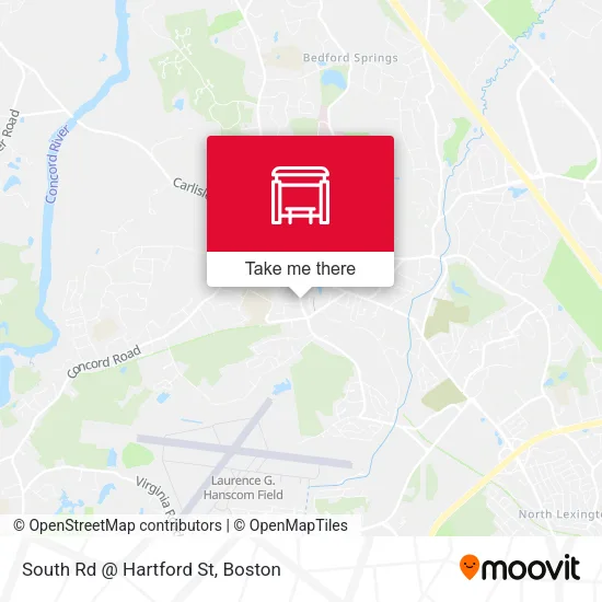South Rd @ Hartford St map