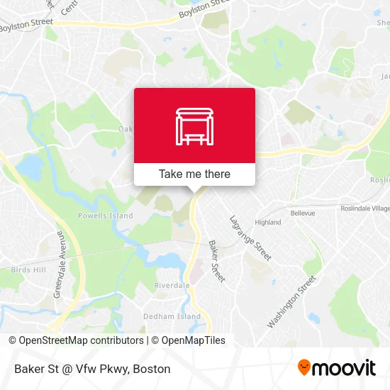Mapa de Baker St @ Vfw Pkwy