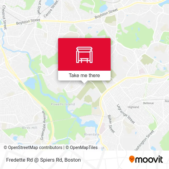 Fredette Rd @ Spiers Rd map