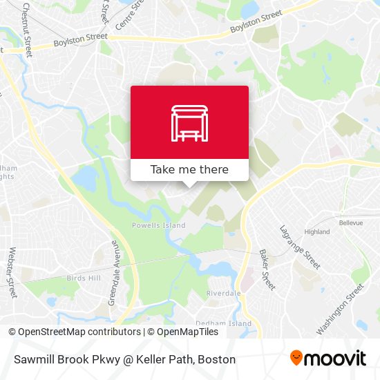 Mapa de Sawmill Brook Pkwy @ Keller Path