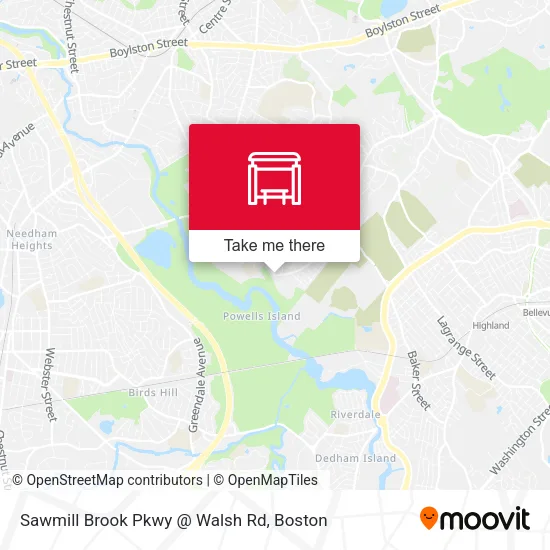 Sawmill Brook Pkwy @ Walsh Rd map