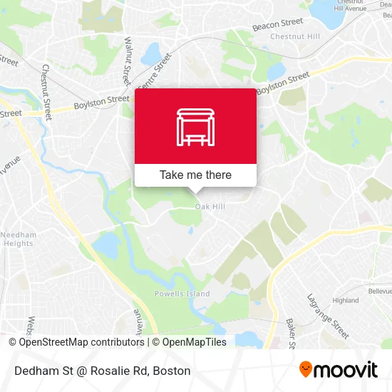 Dedham St @ Rosalie Rd map