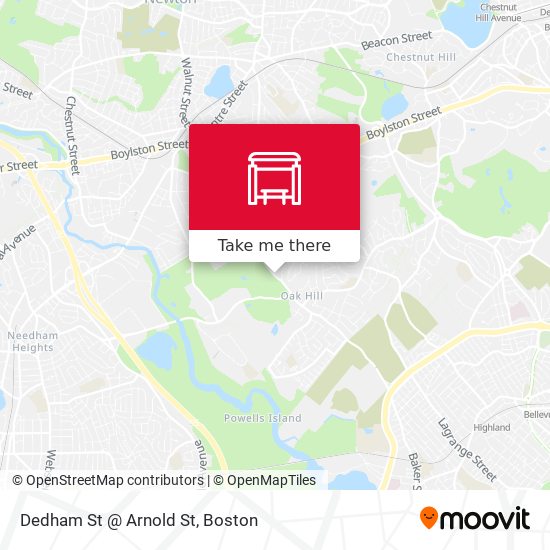 Dedham St @ Arnold St map