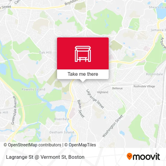 Lagrange St @ Vermont St map