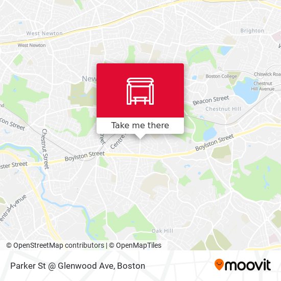 Parker St @ Glenwood Ave map