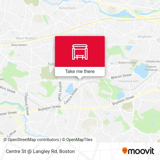 Mapa de Centre St @ Langley Rd