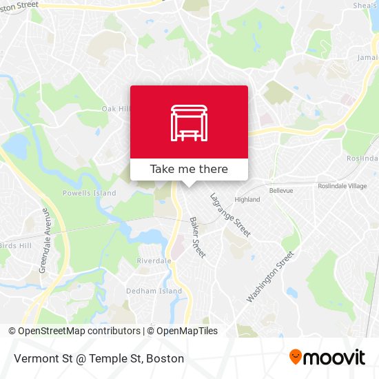 Mapa de Vermont St @ Temple St