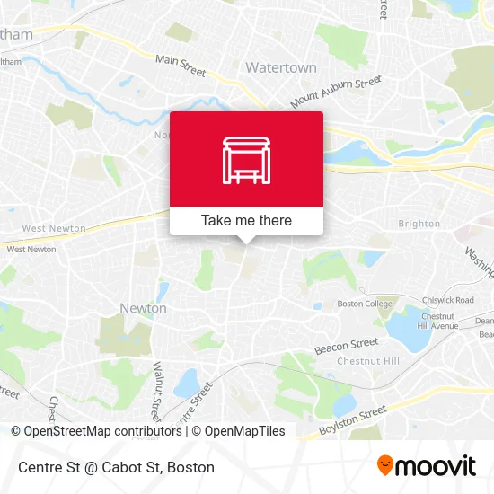 Centre St @ Cabot St map