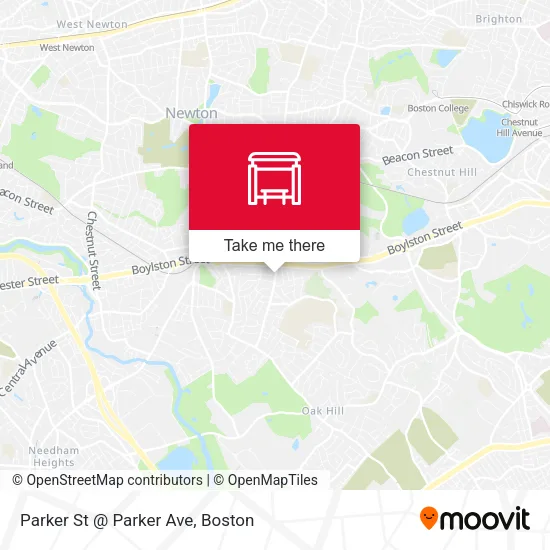 Parker St @ Parker Ave map