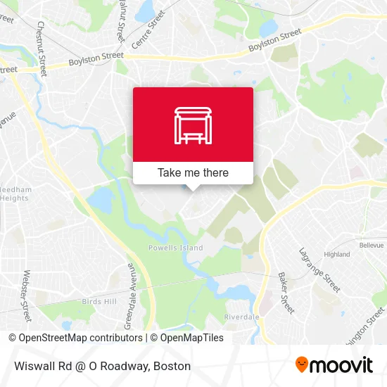 Wiswall Rd @ O Roadway map
