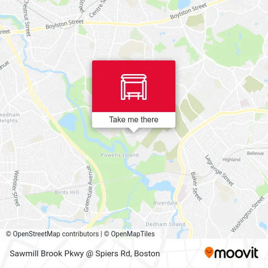 Sawmill Brook Pkwy @ Spiers Rd map