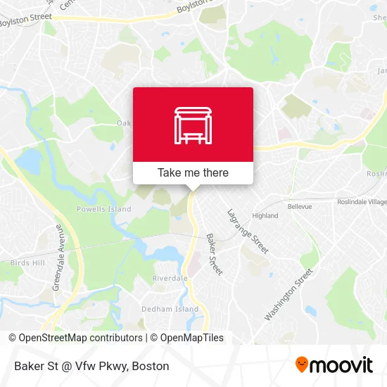 Baker St @ Vfw Pkwy map