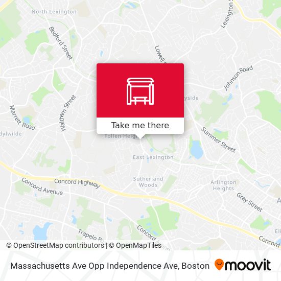 Mapa de Massachusetts Ave Opp Independence Ave