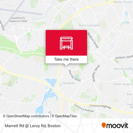 Mapa de Marrett Rd @ Leroy Rd
