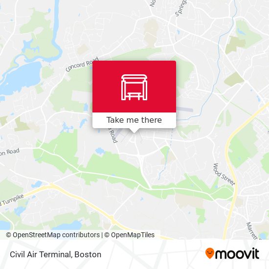 Civil Air Terminal map