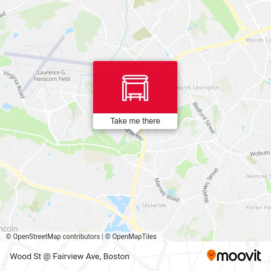 Wood St @ Fairview Ave map