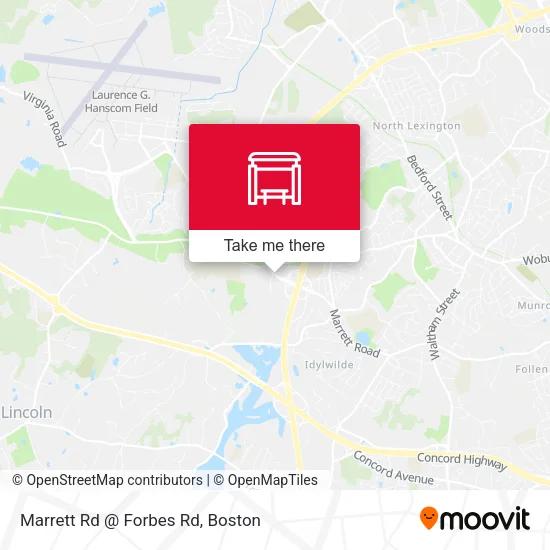 Mapa de Marrett Rd @ Forbes Rd