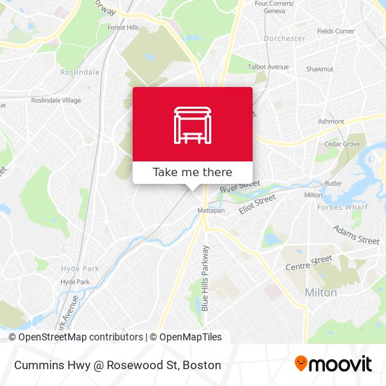 Mapa de Cummins Hwy @ Rosewood St