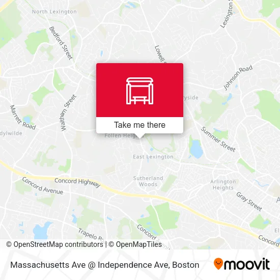 Massachusetts Ave @ Independence Ave map