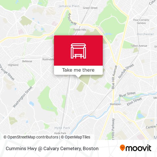 Mapa de Cummins Hwy @ Calvary Cemetery