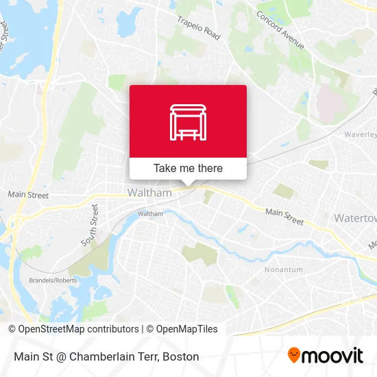 Main St @ Chamberlain Terr map