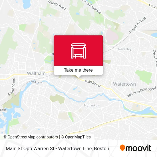 Mapa de Main St Opp Warren St - Watertown Line