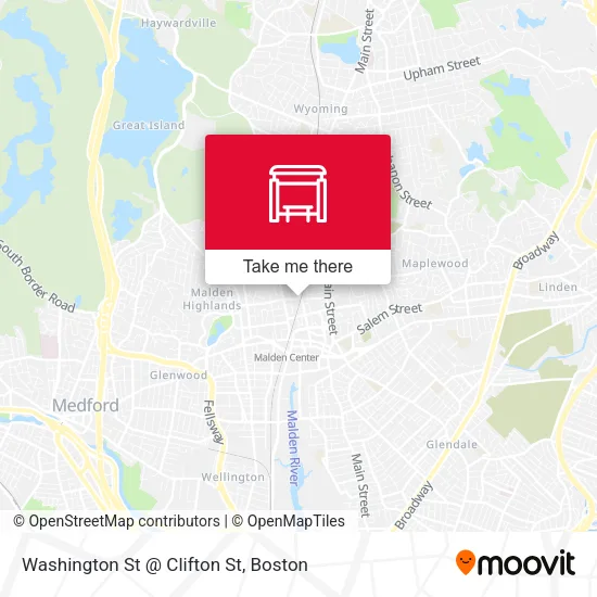Mapa de Washington St @ Clifton St