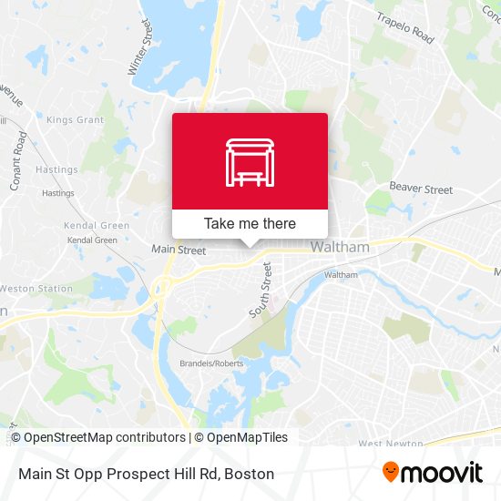 Main St Opp Prospect Hill Rd map