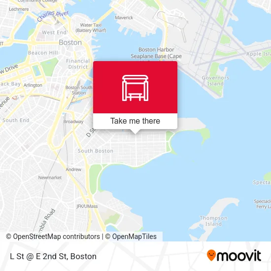 Mapa de L St @ E 2nd St