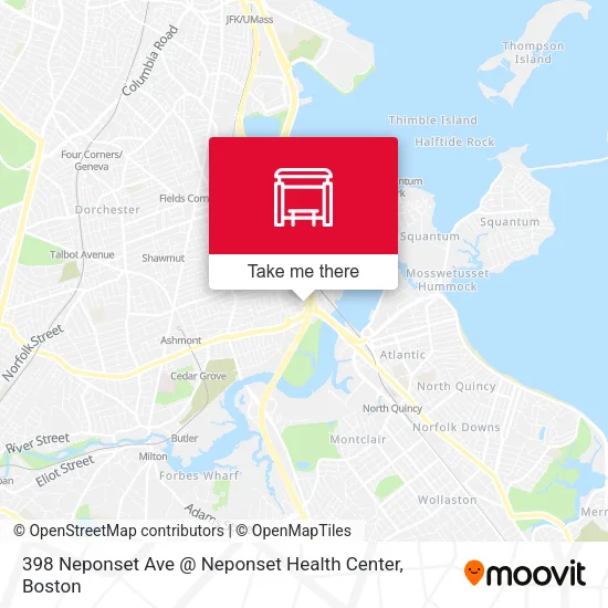 Mapa de 398 Neponset Ave @ Neponset Health Center