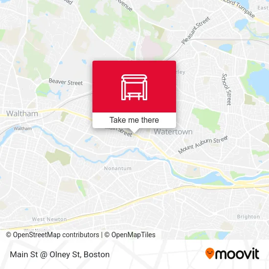 Main St @ Olney St map
