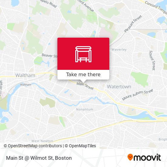 Mapa de Main St @ Wilmot St