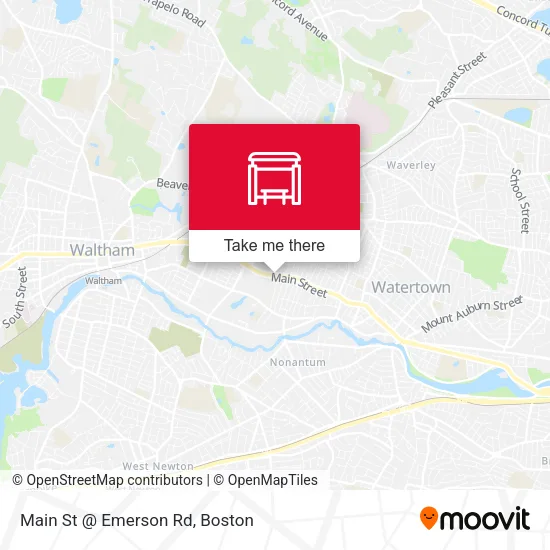 Main St @ Emerson Rd map