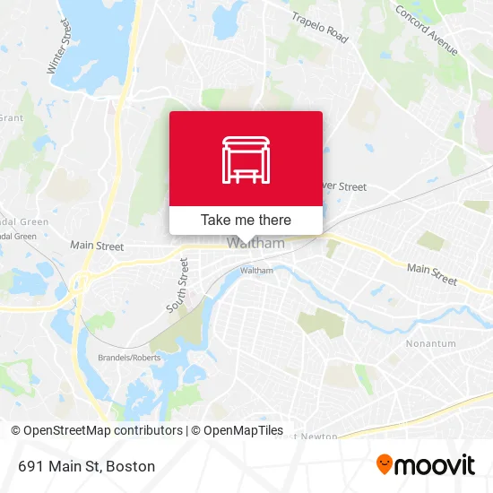 691 Main St map