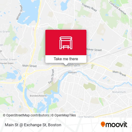 Main St @ Exchange St map