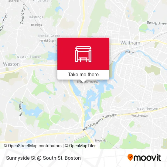 Sunnyside St @ South St map