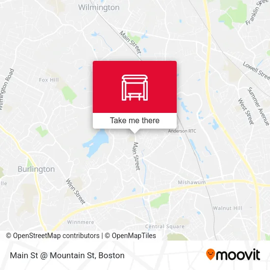 Main St @ Mountain St map