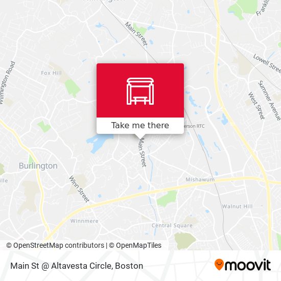 Main St @ Altavesta Circle map