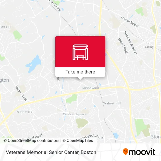 Mapa de Veterans Memorial Senior Center