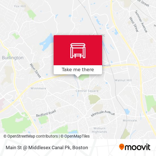 Mapa de Main St @ Middlesex Canal Pk